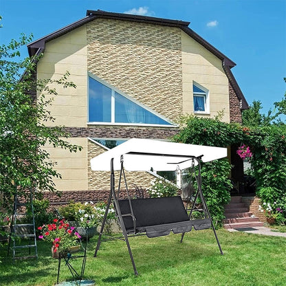 2 X For 3 Seater Swing Chair Water Resistant Seat Cover Garden Yard Chair Cushion