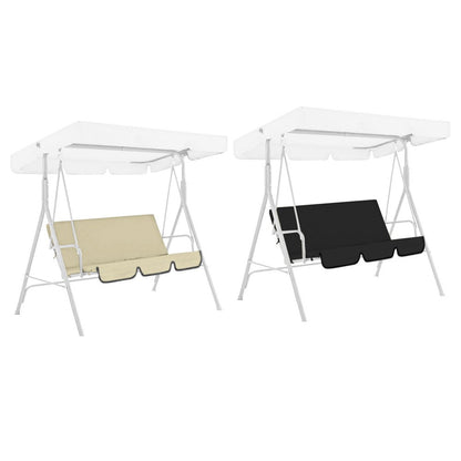 2 X For 3 Seater Swing Chair Water Resistant Seat Cover Garden Yard Chair Cushion