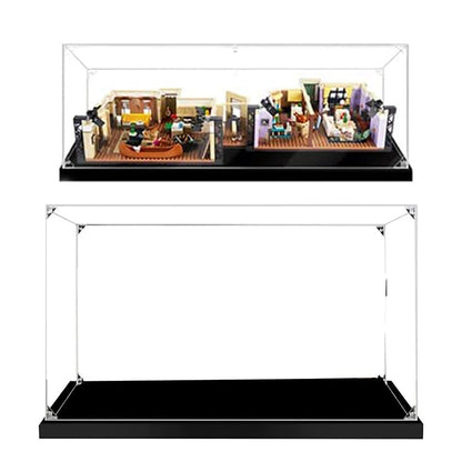 FancyGrab Clear Acrylic Display Case Dustproof Showcase Countertop Box Cube Organizer Stand for Toy Collectibles
