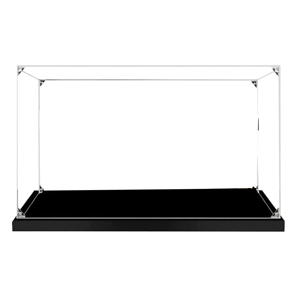 FancyGrab Clear Acrylic Display Case Dustproof Showcase Countertop Box Cube Organizer Stand for Toy Collectibles