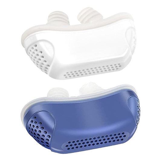 2 X Electric Anti Snoring Devices Stop Snoring Nose Vents Plugs Mini Sleep Aid Stopper for Blocked Nostrils
