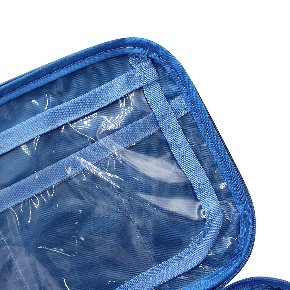 Portable Travel Underwear Bra Storage Bag Water Resistant Toiletry Bag Lingerie Socks Accessories Organizers -Blue