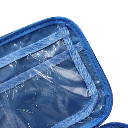 Portable Travel Underwear Bra Storage Bag Water Resistant Toiletry Bag Lingerie Socks Accessories Organizers -Blue