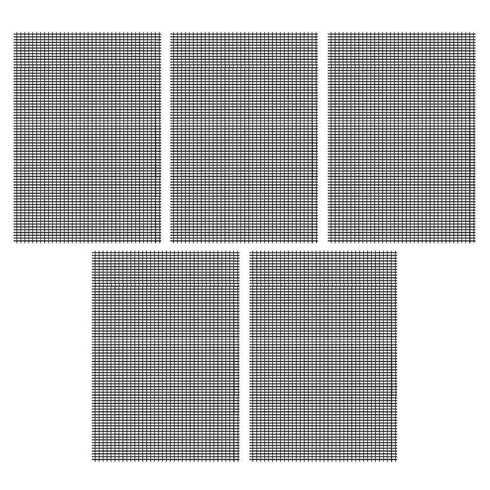 Set of 5Pcs 30x20cm Flower Pot Hole Mesh Pad Bonsai Pot Bottom Grid Mesh Mat
