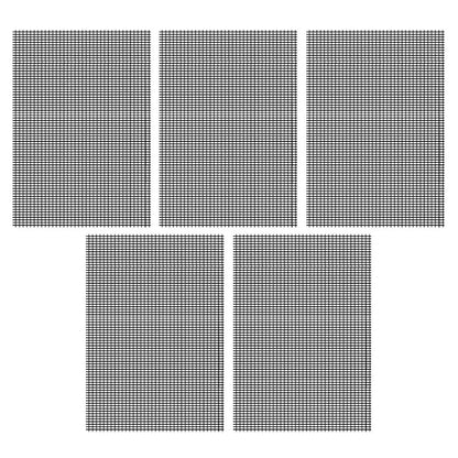 Set of 5Pcs 30x20cm Flower Pot Hole Mesh Pad Bonsai Pot Bottom Grid Mesh Mat