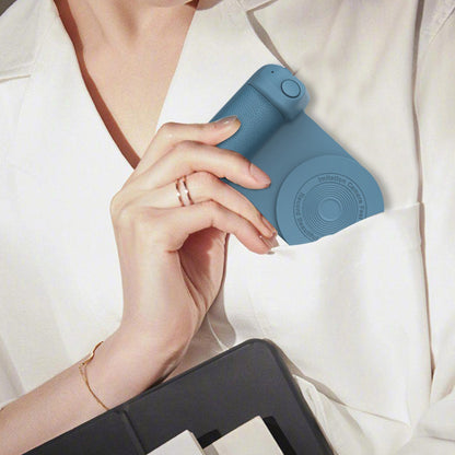 Magnetic Phone Selfie Holder Handheld Bluetooth Tabletop Charging Stand Phone Holder -Blue
