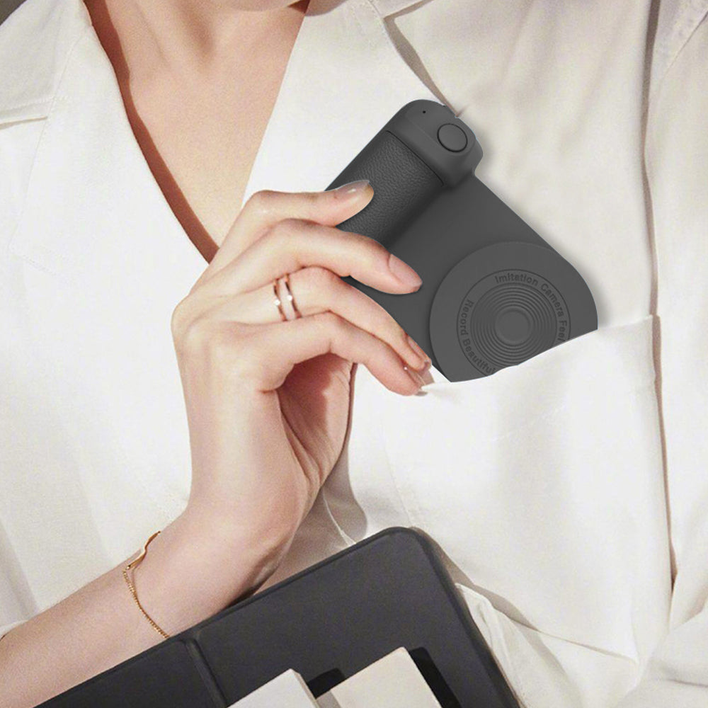Magnetic Phone Selfie Holder Handheld Bluetooth Tabletop Charging Stand Phone Holder -Black