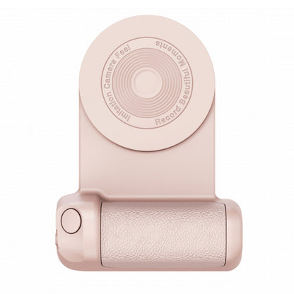 Magnetic Phone Selfie Holder Handheld Bluetooth Tabletop Charging Stand Phone Holder -Pink