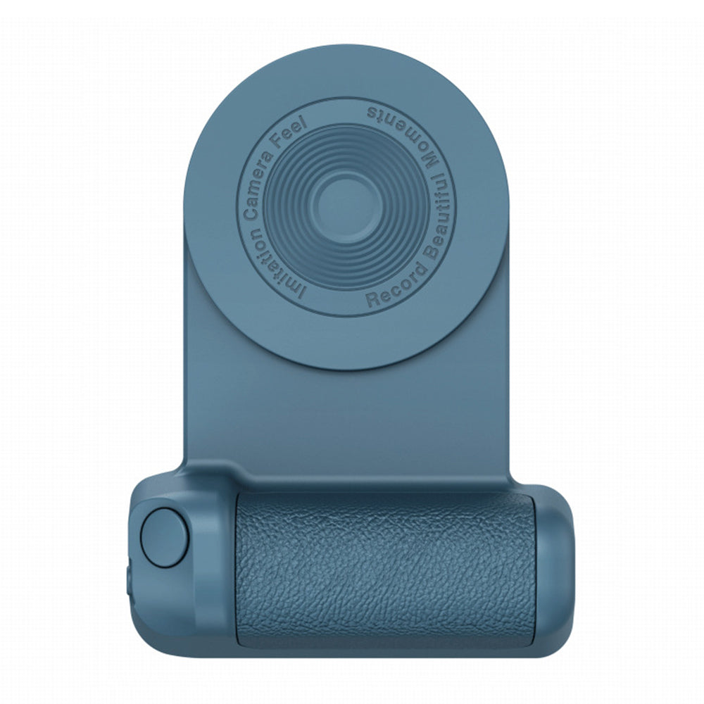 Magnetic Phone Selfie Holder Handheld Bluetooth Tabletop Charging Stand Phone Holder -Blue