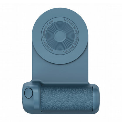 Magnetic Phone Selfie Holder Handheld Bluetooth Tabletop Charging Stand Phone Holder -Blue