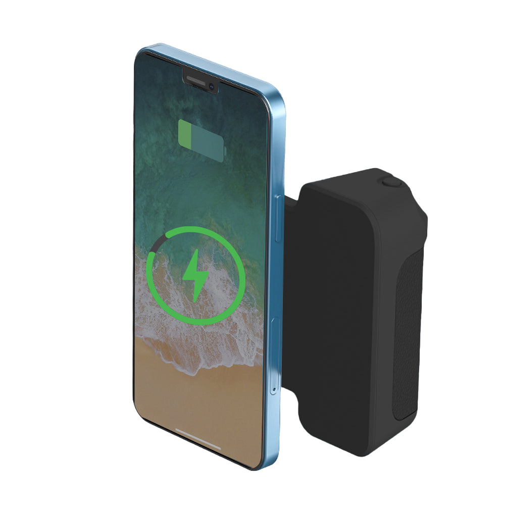 Magnetic Phone Selfie Holder Handheld Bluetooth Tabletop Charging Stand Phone Holder -Black