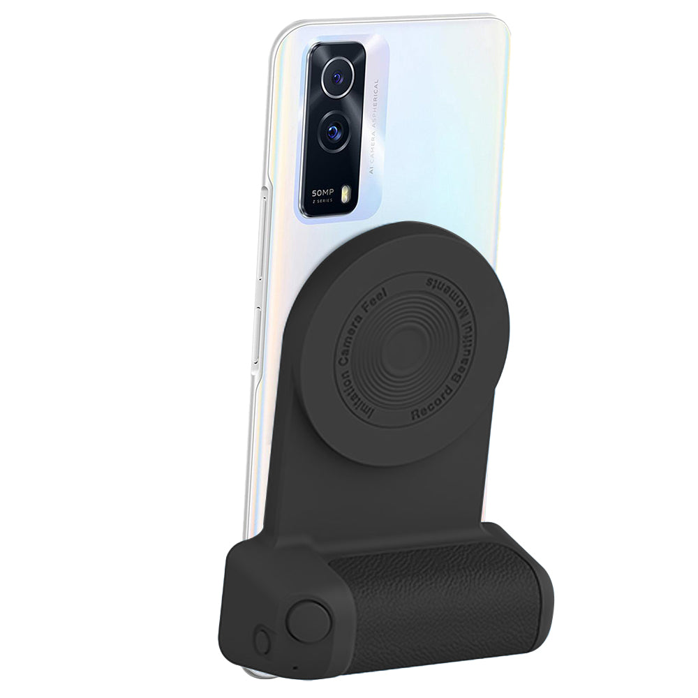 Magnetic Phone Selfie Holder Handheld Bluetooth Tabletop Charging Stand Phone Holder -Black