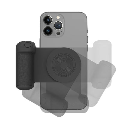 Magnetic Phone Selfie Holder Handheld Bluetooth Tabletop Charging Stand Phone Holder -Black