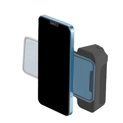 Magnetic Phone Selfie Holder Handheld Bluetooth Tabletop Charging Stand Phone Holder -Black