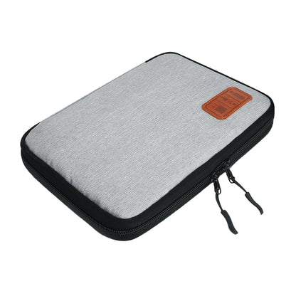 2Pcs Travel Cable Organizer Data Cable Electronics Accessories Storage Bag -Gray