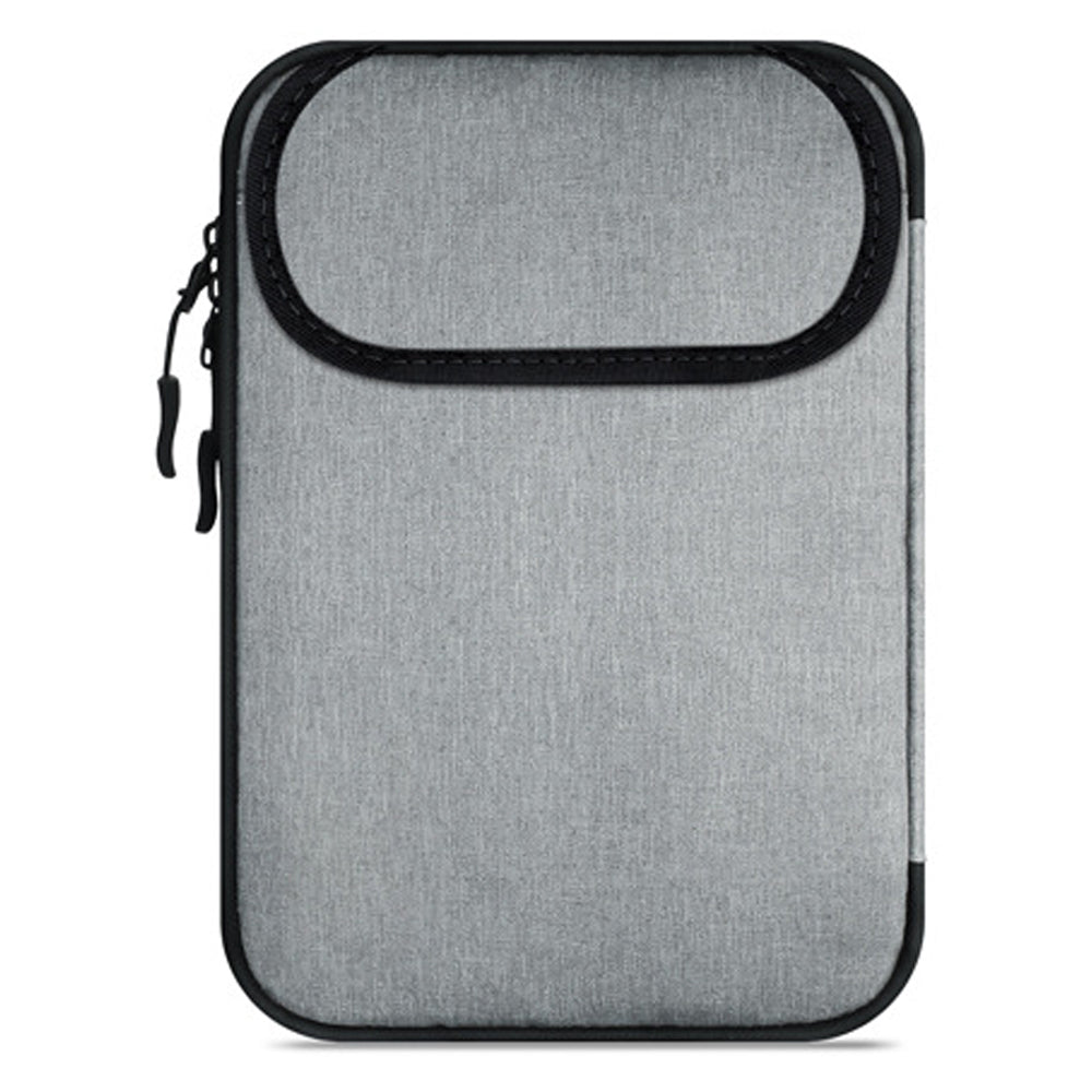 2Pcs Travel Cable Organizer Data Cable Electronics Accessories Storage Bag -Gray
