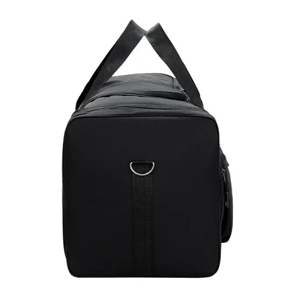 Large Capacity Mens Travel Duffle Bag Luggage Bag Water Resistant Gym Bag Sports Bag Handbags -Black