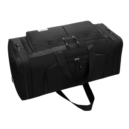 Large Capacity Mens Travel Duffle Bag Luggage Bag Water Resistant Gym Bag Sports Bag Handbags -Black