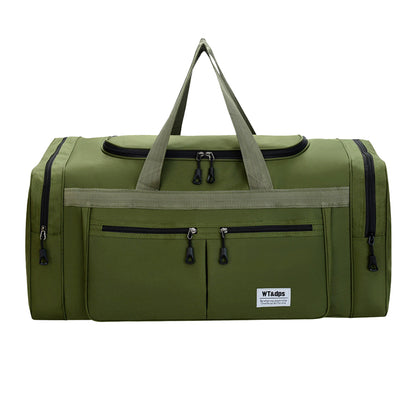 Large Capacity Mens Travel Duffle Bag Luggage Bag Water Resistant Gym Bag Sports Bag Handbags -Green