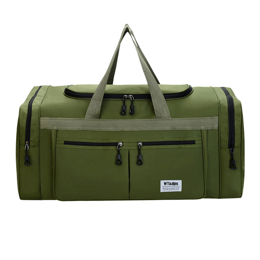Large Capacity Mens Travel Duffle Bag Luggage Bag Water Resistant Gym Bag Sports Bag Handbags -Green