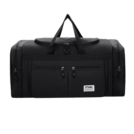 Large Capacity Mens Travel Duffle Bag Luggage Bag Water Resistant Gym Bag Sports Bag Handbags -Black