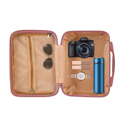 14 Inches Travel Hard Shell Cosmetic Case Suitcase White