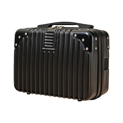 14 Inches Travel Hard Shell Cosmetic Case Suitcase Black