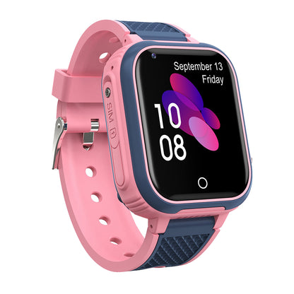 4G Kids Smart Watch with GPS Tracker - Pink