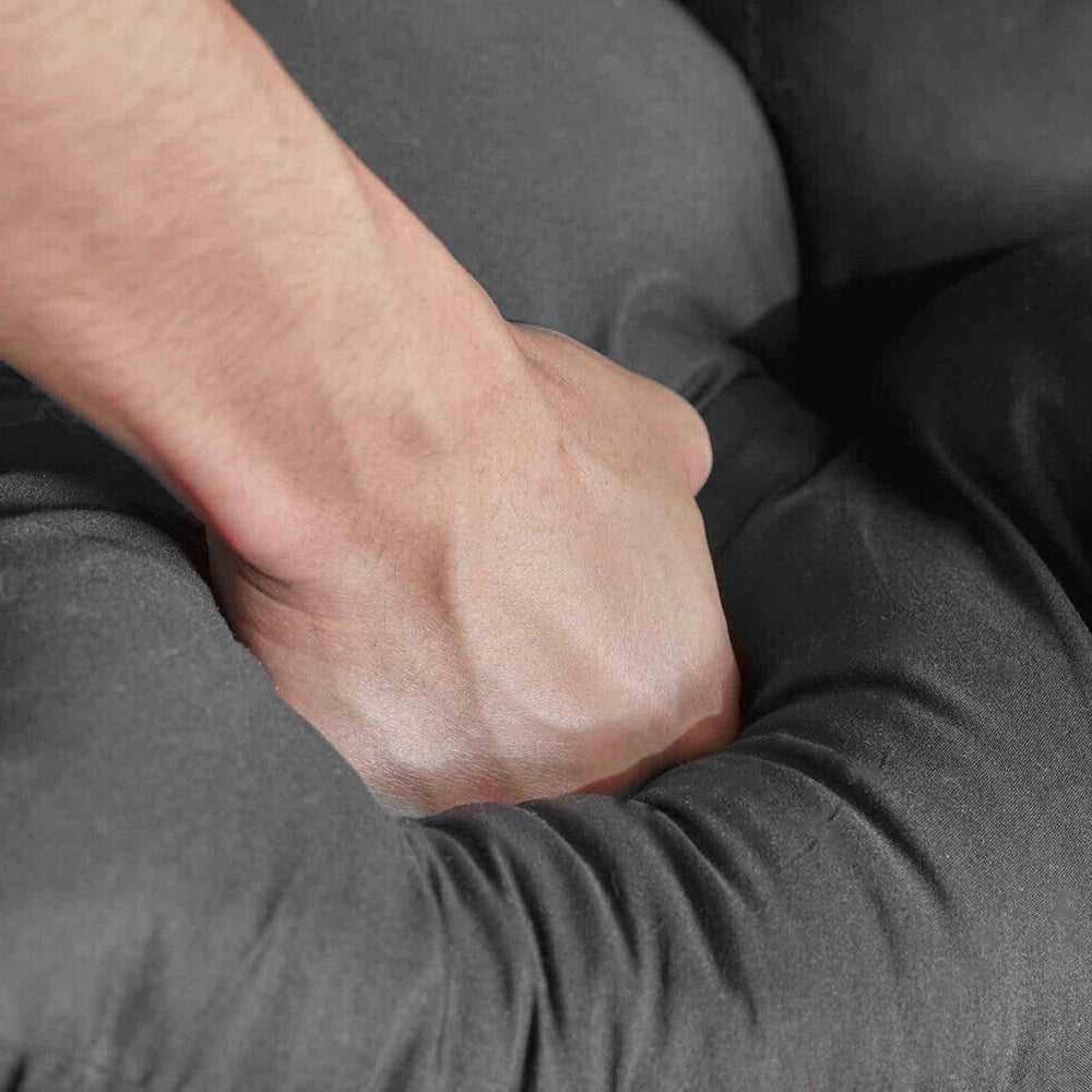 Hanging Egg Chair Cushion Replacement Washable Swing Chair Seat Cushion -Dark Grey