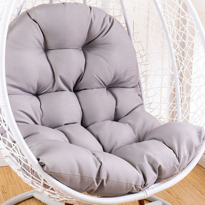 Hanging Egg Chair Cushion Replacement Washable Swing Chair Seat Cushion -Light Grey