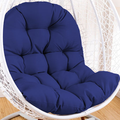 Hanging Egg Chair Cushion Replacement Washable Swing Chair Seat Cushion -Navy