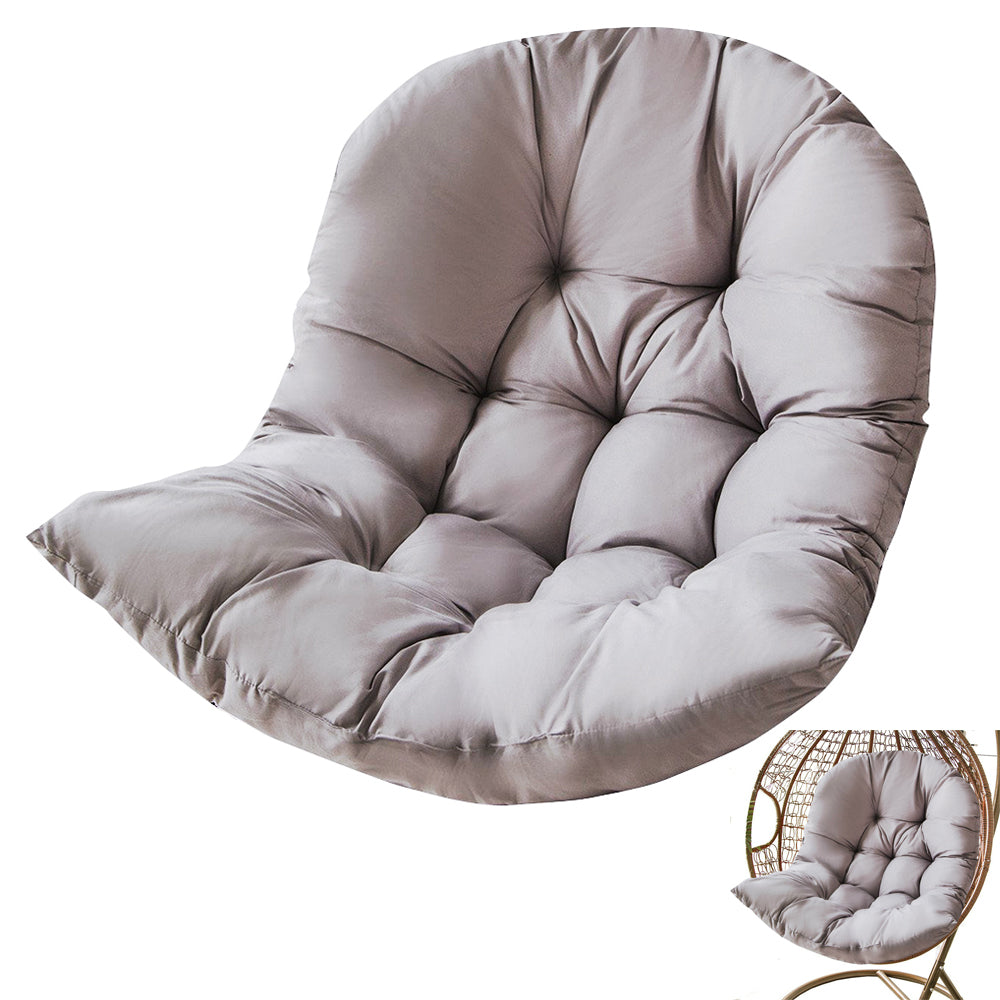 Hanging Egg Chair Cushion Replacement Washable Swing Chair Seat Cushion -Light Grey