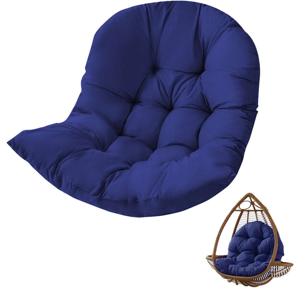 Hanging Egg Chair Cushion Replacement Washable Swing Chair Seat Cushion -Navy