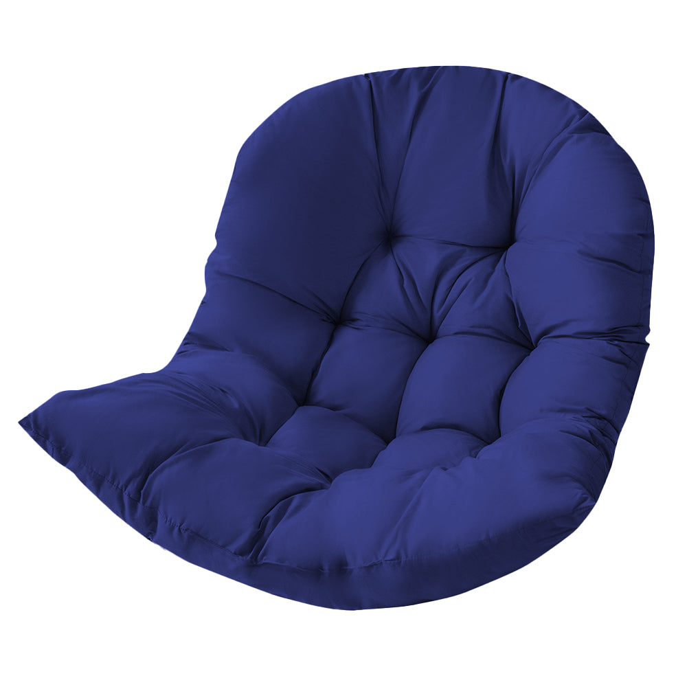 Hanging Egg Chair Cushion Replacement Washable Swing Chair Seat Cushion -Navy