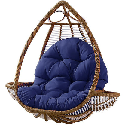 Hanging Egg Chair Cushion Replacement Washable Swing Chair Seat Cushion -Navy