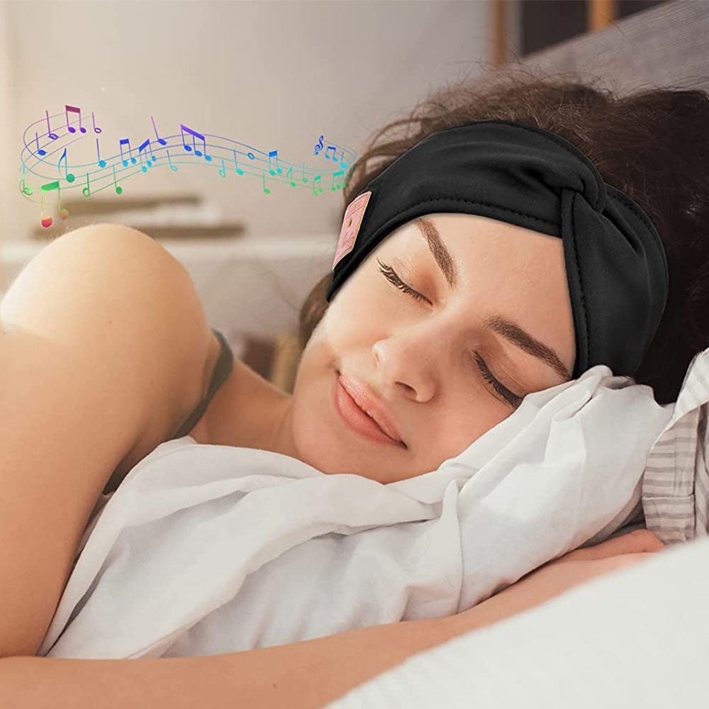 2 X Bluetooth Sleep Headphones Headband Wireless Earphones Sports Headband Sleep Eye Mask