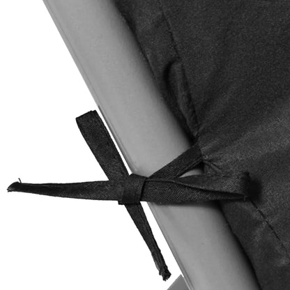 Sun Lounger Chair Cushions Chaise Seat Cushion Bench Mat Thick Padded Recliner Chair Seat Mat -Black
