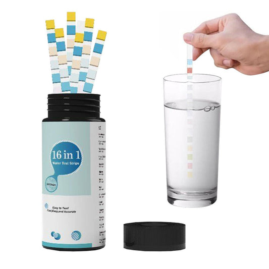 16-in-1 100-Count Pool Water Test Strips Kit Drinking Water Chemical Testing SPA Water PH Tester Paper