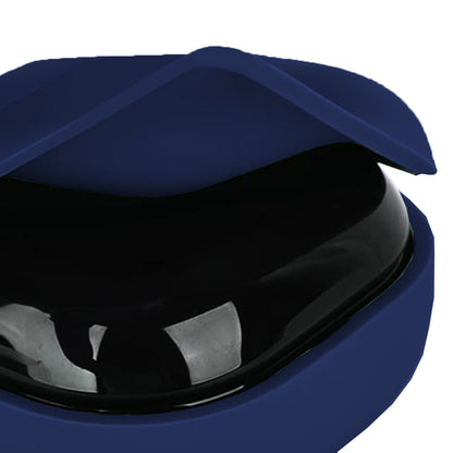 Silicone Earbuds Case Silicone Protective Case Wireless Earphone Cover for Samsung Galaxy Buds2/ Buds Live/Buds Pro with Carabiner -Blue