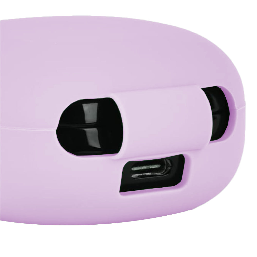 Silicone Earbuds Case Silicone Protective Case Wireless Earphone Cover for Samsung Galaxy Buds2/ Buds Live/Buds Pro with Carabiner -Pink