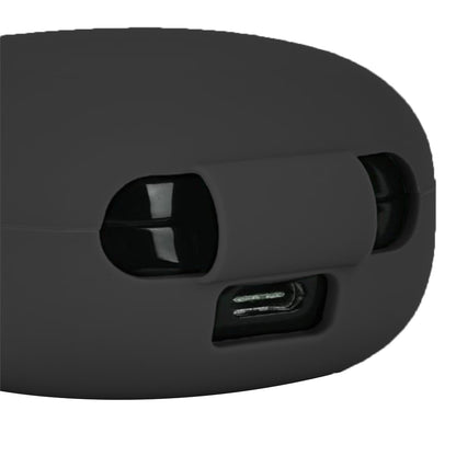 Silicone Earbuds Case Silicone Protective Case Wireless Earphone Cover for Samsung Galaxy Buds2/ Buds Live/Buds Pro with Carabiner -Black