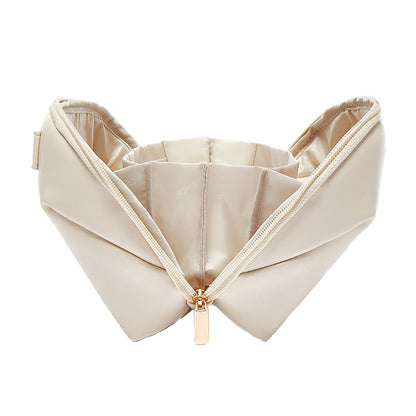 Travel Electronics Organizer Bag Tech Bag Pouch Travel USB Cable Organizer -White