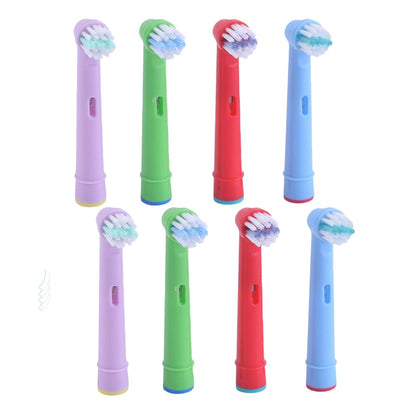 8Pcs EB-10A Kids Electric Toothbrush Replacement Heads Compatible with Oral B