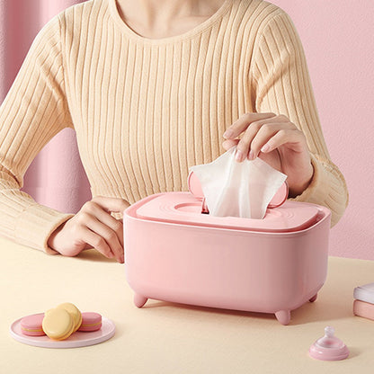 USB Baby Wet Wipes Warmer Machine Facial Face Mask Warmer Pink
