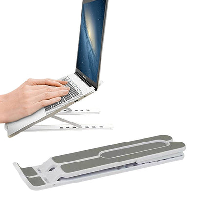 Folding Laptop Stand Portable Tablet Holder Bracket Desktop Adjustable Riser