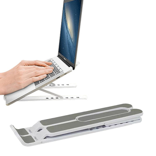 Folding Laptop Stand Portable Tablet Holder Bracket Desktop Adjustable Riser