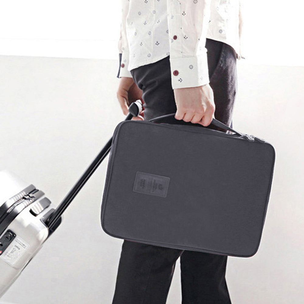 Shirt Bag Garment Bag Blouses Bag Wrinkle-free for Carry-on Luggage Accessory with Folding Board -Grey