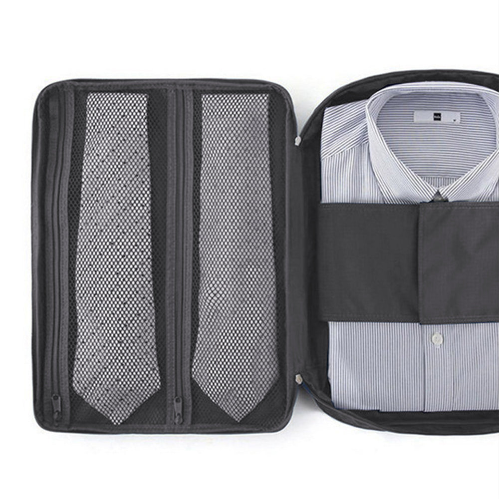 Shirt Bag Garment Bag Blouses Bag Wrinkle-free for Carry-on Luggage Accessory with Folding Board -Grey