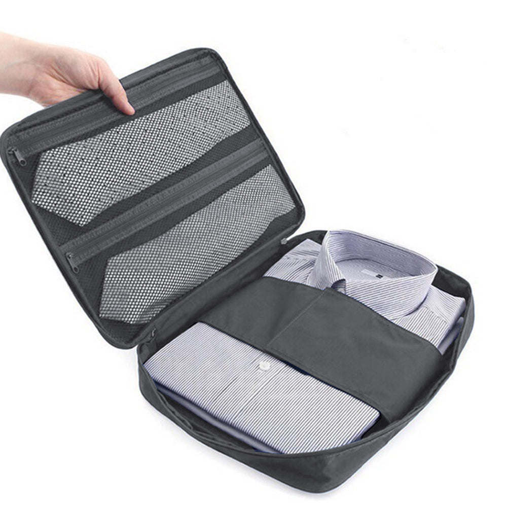 Shirt Bag Garment Bag Blouses Bag Wrinkle-free for Carry-on Luggage Accessory with Folding Board -Grey