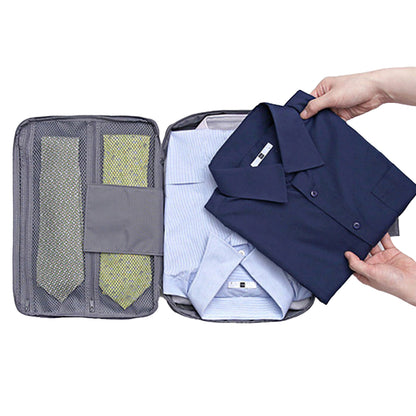 Shirt Bag Garment Bag Blouses Bag Wrinkle-free for Carry-on Luggage Accessory with Folding Board -Grey